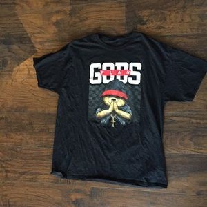 Gods plan men´s teddy bear t-shirt